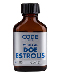 Código Blue Whitetail Doe Estrous Oa1001, 1 Onza, Ámbar