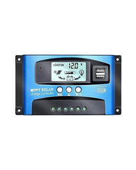 Controlador Mppt De 40 A-100 A 12 V/24 Solar Dual Usb Carga