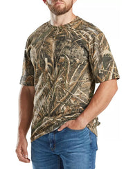 Playera Manga Corta Camouflage Para Caceria Pesca Camo Lirio