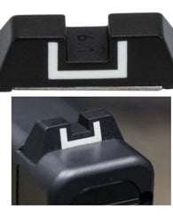 Mira Trasera Para Glock Original Gen 3 Y 4 G 17 19 25 22 23