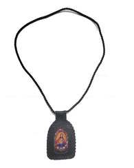 Escapulario Hecho Y Tejido A Mano Sagrado Corazón De Jesús