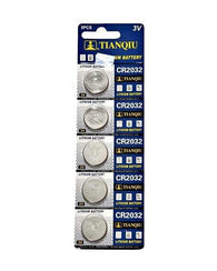 Batería De Moneda De Litio Tianqiu 5 X Cr2032, Br2032, 2032
