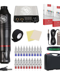 Kit Tatuar Profesional Rotativa Tipo Pluma Dragonhawk Microp