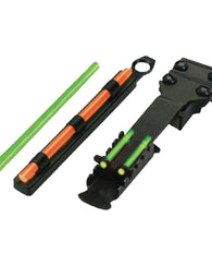 Miras Fibra Optica Para Escopeta Universales Cinta Ventilada