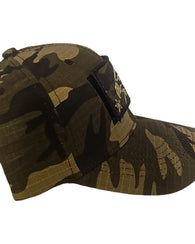 Gorra Para Pesca Camuflaje Militar Con Emblema De Águila