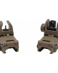 Miras Abatibles Riel Picatinny 20mm Tactico M4 Ar15 Coyote