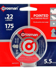Diabolos O Gránulos Puntiagudos Crosman Po22, Calibre .22, 175 Unidades