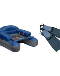 Combo Para Pesca Lancha Tubo Inflable Con Aletas Y Accesorio