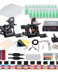 Kit Para Tatuar Maquina Equipo Pedal Tinta Tatuaje Tattoo