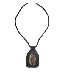 Escapulario Artesanal Virgen De Guadalupe Cosido A Mano