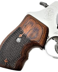 Cachas Smith & Wesson  S&w Frame J En Madera Rosewood Lujo