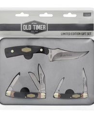 Set Cuchillo Navajas Plegable Acero Inoxidable Caza Campismo