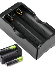 Cargador Universal Baterías 14500 18650 16340 Cr123 Doble