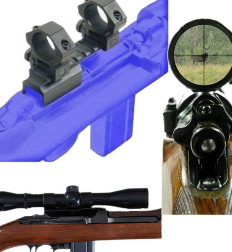 Bases Con Anilletas O Montura Rifle M1 Carabina Mira 1