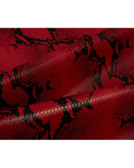 Rollo De Piel Cuero Res Vaca Con Grabado Exotico Tipo Piton