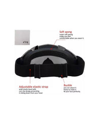 Googles Motocross 4-fq Marmol Windproof Resina De Pu