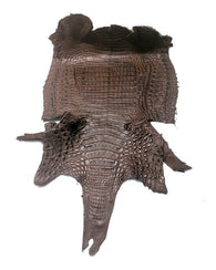 Cuero O Piel Exotico Panza De Caiman Cartera Bolsa Artesania