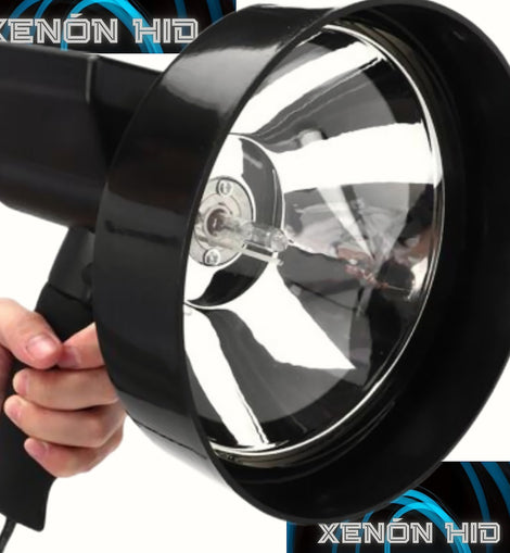 Faro De Mano De 9 Pulgadas Spotlight Hid Con Xenon De 6000k