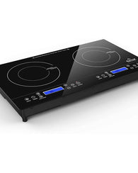 Duxtop Placa De Inducción Portátil Lcd De 1800 W, 2 Quemador