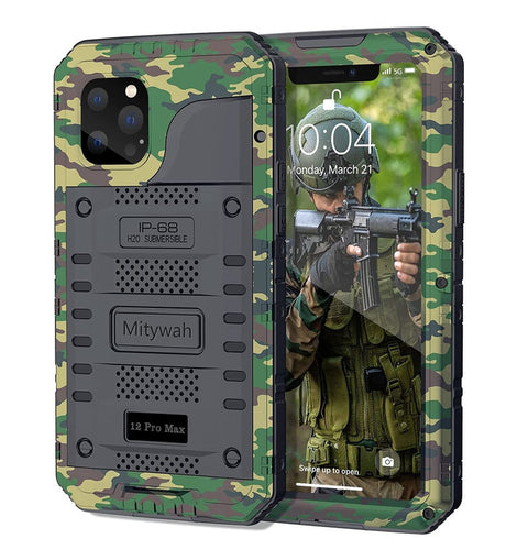 Mitywah Funda Impermeable Para iPhone 12 Pro Max, Funda De M