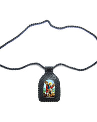 Escapulario San Miguel Arcángel Poder Divino En Piel