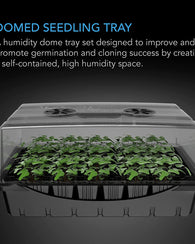 Caja Charola Semillero Humedad Kit Germinador Hidroponia Kit