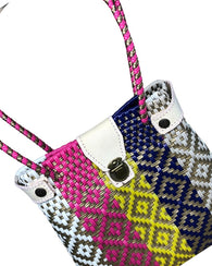 Bolsa Artesanal Toquilla Hecha A Mano Tote Bag Pink